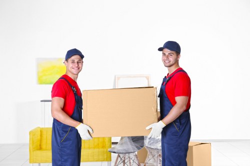 Customer confirming service details for a removal booking