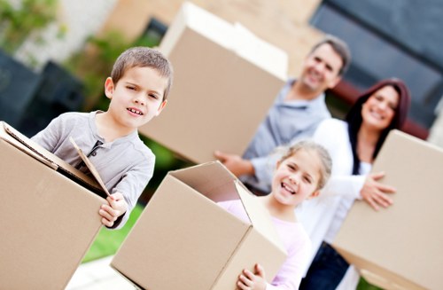 Careful handling of household furniture during a local Hammersmith move
