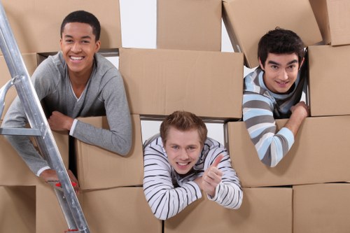 Van loaded for a load-based removal quote in Hammersmith
