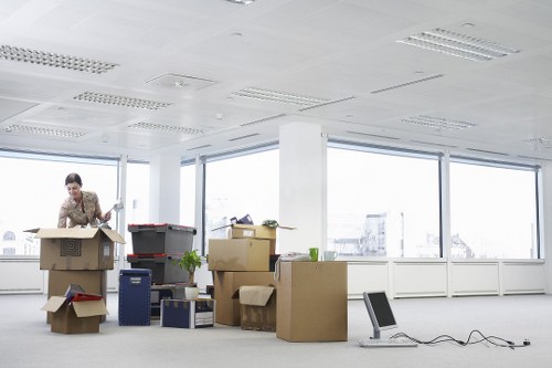 Experienced Hammersmith removals team packing fragile items
