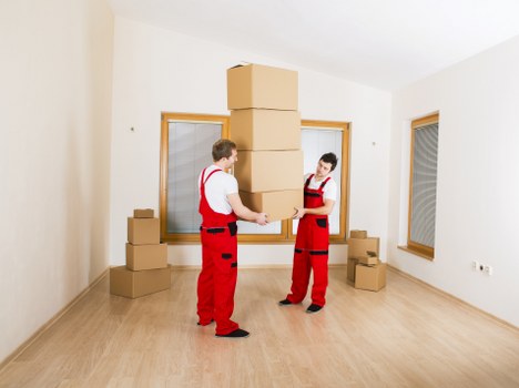 Secure transport of boxes and furniture in a Hammersmith removal van